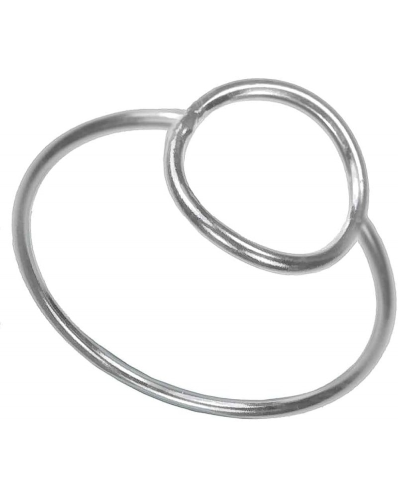 Wire rings 14k gold fill or sterling silver 6 Open Circle Sterling Silver $8.97 Body Jewelry