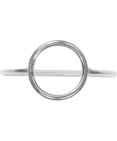 Wire rings 14k gold fill or sterling silver 6 Open Circle Sterling Silver $8.97 Body Jewelry