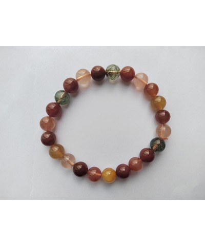 Beaded Bracelet Sets For Women Men 7-8mm Stretchable Beaded Jade Bracelet Natural Crystal Jade Bead Bracelet With Advanced Gi...