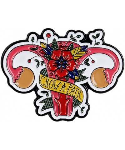 Female Mother Organ Uterus Bright Blooming Flowers Grow A Pair Pins Ovary Brooches For Women Girls Feminism Accessories 1 $6....