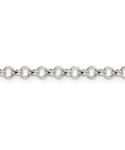 3mm Sterling Silver Solid Rolo Chain Necklace 36.0 Inches $30.74 Necklaces