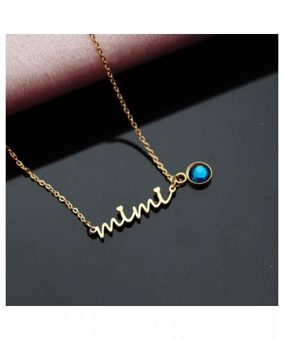 18K Gold Plated Necklace for Women, Dainty Nana Necklace Gift for Grandmother, Birthday Gift for Nana Mimi New Grandma from G...