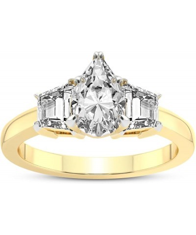 1 Carat -5 Carat | IGI Certified Lab Grown Diamond Engagement Ring | 14K Or 18K in White, Yellow Or Rose Gold | Dianna Three ...