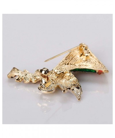 Rhinestone Angel Sounded Christmas Brooch Pins Xmas Breastpin Corsage Women Jewelry Gift $4.64 Brooches & Pins