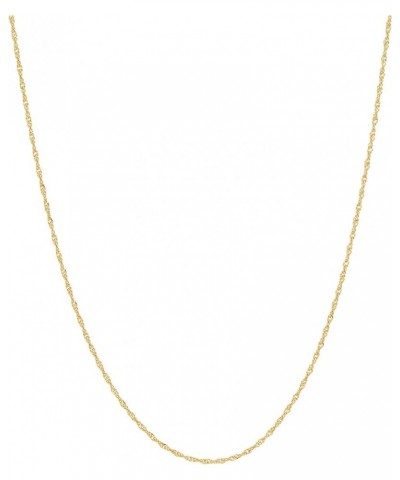 'Infinite Possibilities' Chain Necklace in Sterling Silver, 16" + 2" + 2 Yellow $17.70 Necklaces