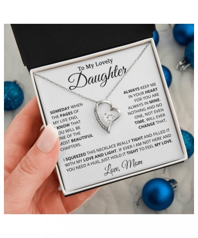 To My Daughter Necklaces From Mom, Daughter Necklace From Dad, Gifts For Daughters From Mothers, Father Daughter Gifts From M...