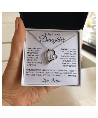 To My Daughter Necklaces From Mom, Daughter Necklace From Dad, Gifts For Daughters From Mothers, Father Daughter Gifts From M...