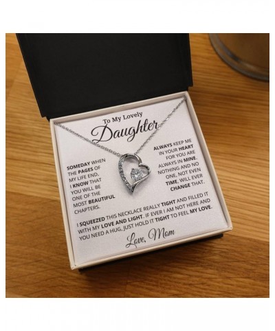 To My Daughter Necklaces From Mom, Daughter Necklace From Dad, Gifts For Daughters From Mothers, Father Daughter Gifts From M...