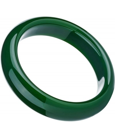 Jade Bangle Bracelet for Women, Good Luck Gifts with Jewelry Box, OUT G1 63-64mm/132-154lb $19.11 Others