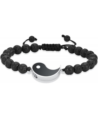 Best Commemorative Urn Bracelets for 2 Matching Yin Yang Adjustable Cord Bracelet for Best Relationship Cremation Bracelet fo...