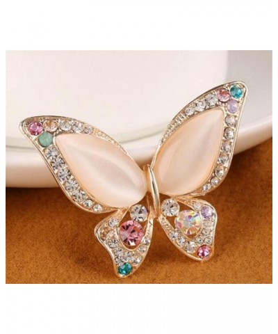 Butterfly Brooch for Women Rhinestone Brooches Fashion Colorful Butterfly Brooch Fashion Wedding Jewelry $6.31 Brooches & Pins