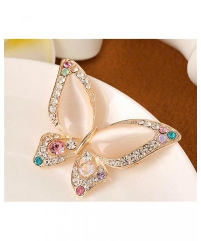 Butterfly Brooch for Women Rhinestone Brooches Fashion Colorful Butterfly Brooch Fashion Wedding Jewelry $6.31 Brooches & Pins