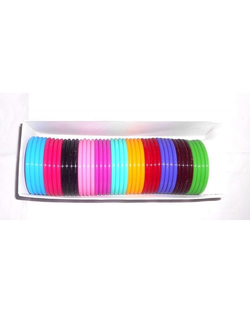 Plastic Acrylic Colorful Neon Bracelet Bangles Box for Women 48 Pcs 2.10 in $8.40 Bracelets