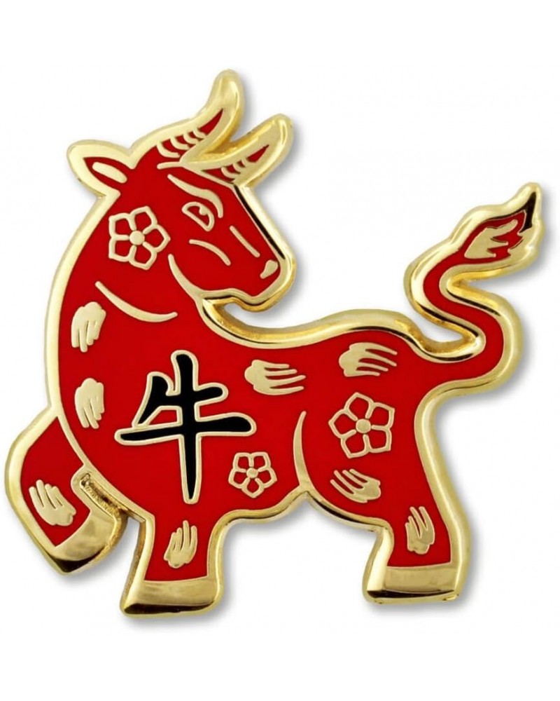 ChineseZodiac Enamel Lapel Pin 50 Pack Ox $16.45 Brooches & Pins