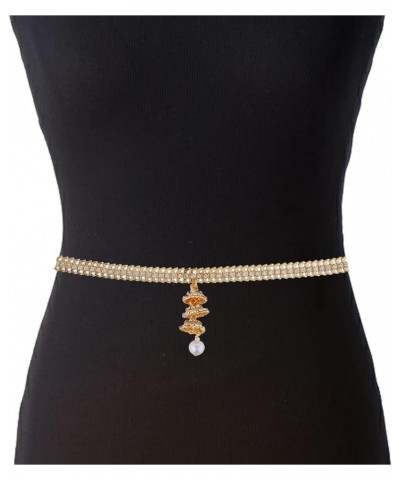 Indian Bollywood Vintage Waist Belt Belly Chain Kamarbandh Bridal Dangle Tassel Body Jewelry Style 1 $13.92 Body Jewelry