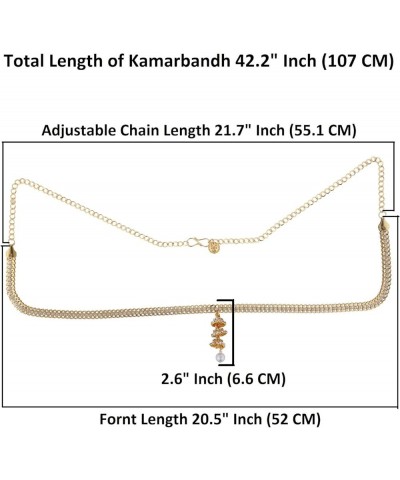 Indian Bollywood Vintage Waist Belt Belly Chain Kamarbandh Bridal Dangle Tassel Body Jewelry Style 1 $13.92 Body Jewelry