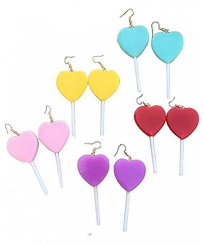 Handmade Candy Color Simulation Food Dangle Earring for Women Girl Funny Cartoon Friendship Exaggerated Trend Style Jewelry R...