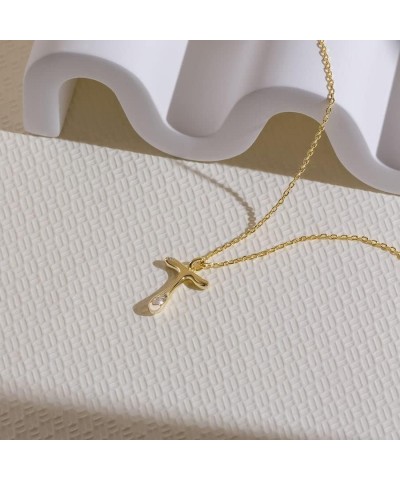 Alphabet Bubble Pendant Necklace - 14K Gold Plated Initial Necklace Hypoallergenic Shower-safe Jewelry T $27.20 Necklaces