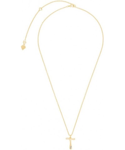 Alphabet Bubble Pendant Necklace - 14K Gold Plated Initial Necklace Hypoallergenic Shower-safe Jewelry T $27.20 Necklaces