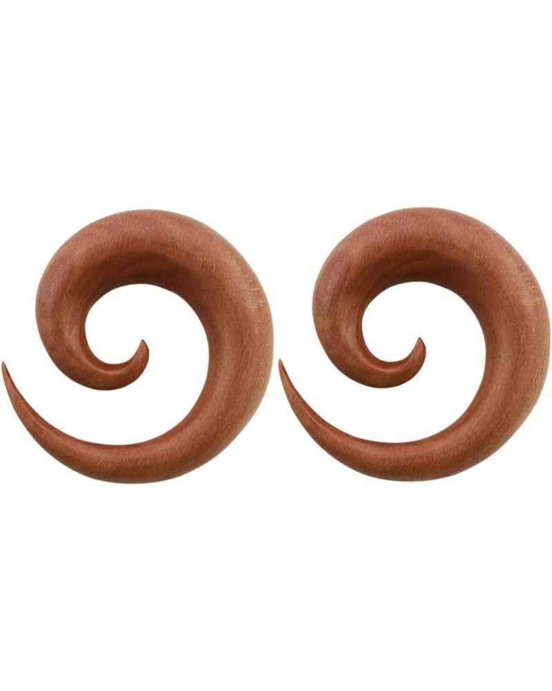 Organic Sawo Wood Spiral Tapers, Sold as a Pair 5mm (4GA) $11.30 Body Jewelry