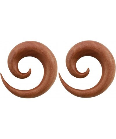 Organic Sawo Wood Spiral Tapers, Sold as a Pair 5mm (4GA) $11.30 Body Jewelry