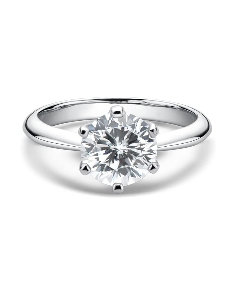 Moissanite Diamond Ring for Women Engagement Ring 925 Sterling Silver USA Local Seller 2.0CT $52.95 Rings