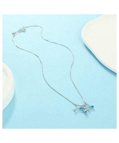 Women Necklace Constellation Themed Pendant Necklace Opal Necklace Set 18004A $14.03 Necklaces