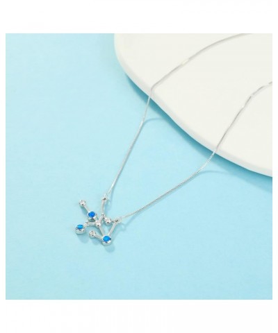 Women Necklace Constellation Themed Pendant Necklace Opal Necklace Set 18004A $14.03 Necklaces