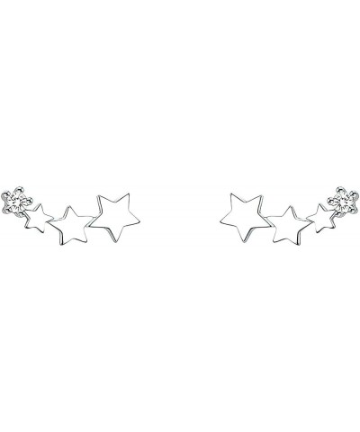 Stud Earrings for Women Cute Zirconia Earrings for Girls Butterfly Stud Pearl Stud Star $7.50 Earrings