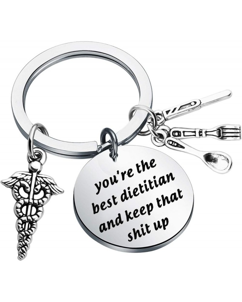 Dietitian Keychain You're The Best Dietitian And Keep That Shit Up Appreciation Gift For Dietitian Nutritionist Best Dietitia...