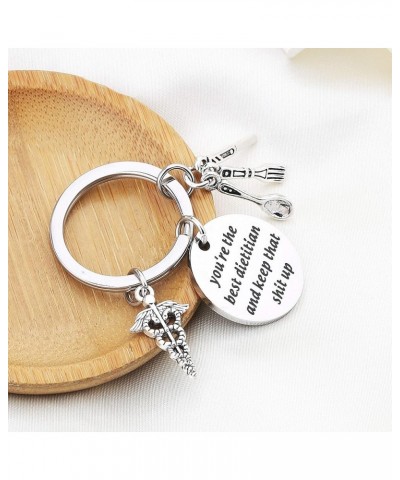 Dietitian Keychain You're The Best Dietitian And Keep That Shit Up Appreciation Gift For Dietitian Nutritionist Best Dietitia...