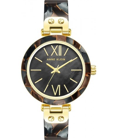 Women's Resin Bangle Watch Grey/Gold $43.20 Bracelets