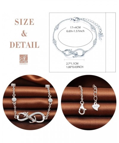 Solid 925 Silver Anchor Winding Infinity Symbol Earrings Bracelet Necklace C $11.01 Earrings