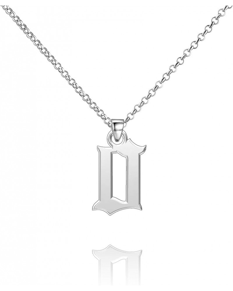 Lucky Number Necklace Personalized 925 Sterling Silver Customized Pendant for Men Women 0 Silver(0.9inch) $16.37 Necklaces