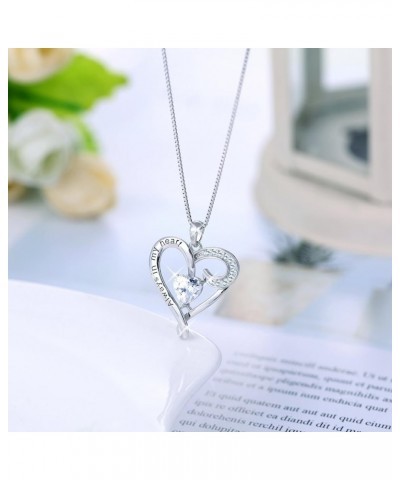 925 Sterling Silver Always My Daughter&Sister Forever My Friend Double Love Heart Pendant Necklace, Mother Daughter Bracelet ...