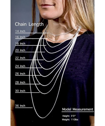 CHOOSE YOUR CLASP Sterling Silver 0.8mm Box Chain Necklace 16.0 Inches Magnetic Clasp $12.48 Necklaces