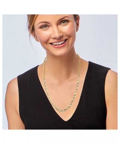 5.5mm 14kt Yellow Gold Rope-Chain Necklace 24.0 Inches $738.00 Necklaces