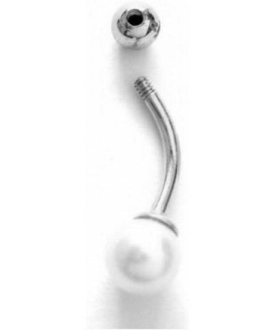 14k Yellow or White Gold Belly Button 14g Barbell Screw-on Replacement Ball (Plain or Cubic Zirconia) White-gold (CZ) $22.20 ...