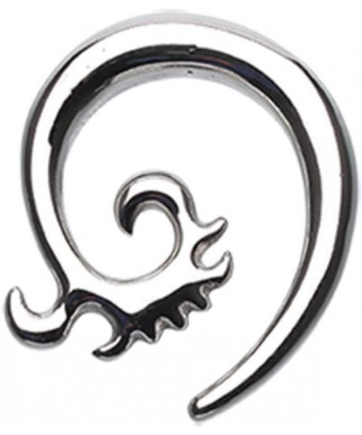 Oceanic Waves Steel Ear Gauge Spiral Hanging WildKlass Taper 6 GA (4mm) $11.21 Body Jewelry