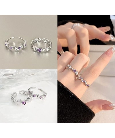 7PCS Y2k Rings Set for Women Cute Star Ring Y2K Heart Jewelry Cross Ring Y2K Fashion Aesthetic Accessories Grunge. 7PCS Rings...