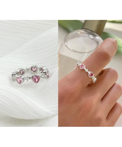 7PCS Y2k Rings Set for Women Cute Star Ring Y2K Heart Jewelry Cross Ring Y2K Fashion Aesthetic Accessories Grunge. 7PCS Rings...