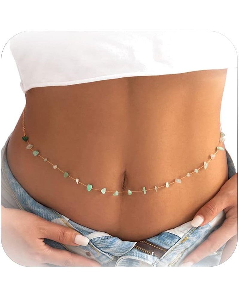 Waist Chain Body Chain Jewelry for Women Belly Chain for Teen Girls Summer Beach Jewelry for Teen Girls H $7.79 Body Jewelry