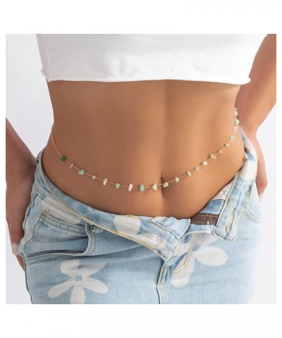 Waist Chain Body Chain Jewelry for Women Belly Chain for Teen Girls Summer Beach Jewelry for Teen Girls H $7.79 Body Jewelry