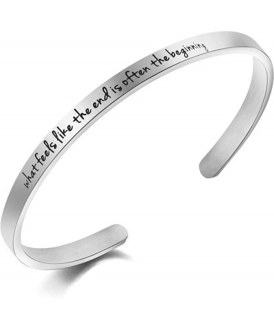 Inspirational Encouragement Motivational Bracelets for Women Engraved Jewelry Birthday Christmas Gift for Her Teen Girls What...