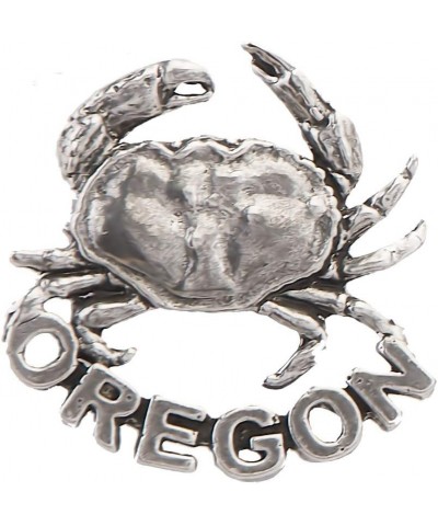 Handcrafted Sea Crab Brooch and Lapel Pins - Hermit, Dungeness, Oregon, Blue, King, Horseshoe - Pewter, Copper, Gold, Hand Pa...