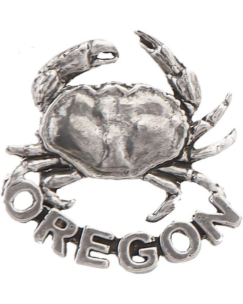 Handcrafted Sea Crab Brooch and Lapel Pins - Hermit, Dungeness, Oregon, Blue, King, Horseshoe - Pewter, Copper, Gold, Hand Pa...