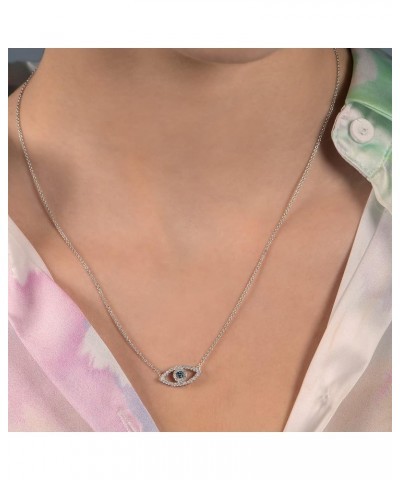 Diamond Necklace Pendants with Cross, Heart, Hamsa, Anchor, Evil Eye, Star Options Evil Eye $37.56 Necklaces