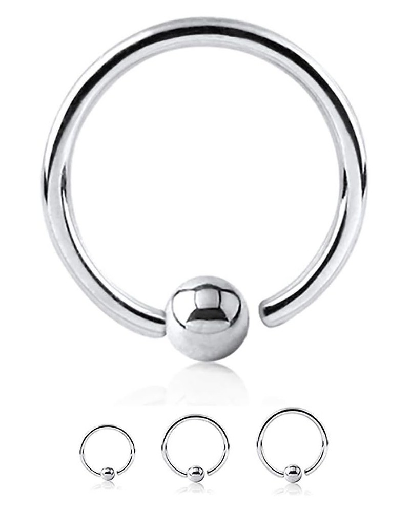 10 PC 18G 20G 16G 1/4" 5/16" 3/8" Fixed Ball Steel Captive Bead Ring CBR Body Jewelry 20G | 5/16" (8mm) $17.09 Body Jewelry