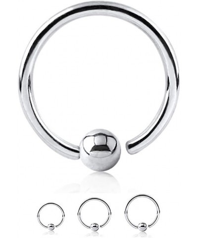 10 PC 18G 20G 16G 1/4" 5/16" 3/8" Fixed Ball Steel Captive Bead Ring CBR Body Jewelry 20G | 5/16" (8mm) $17.09 Body Jewelry