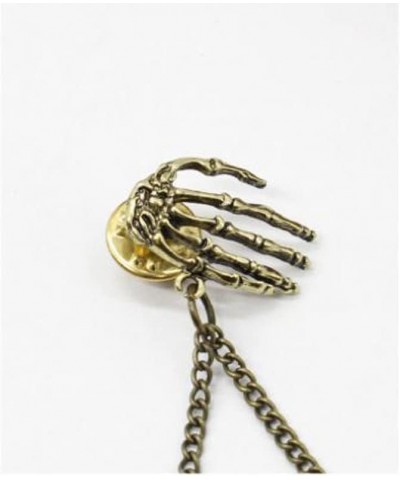 Halloween Skull Hand Brooch Pin for Cosplay Halloween Costume Accessories Skull Pins Halloween Gifts for Women Girls Skull Br...